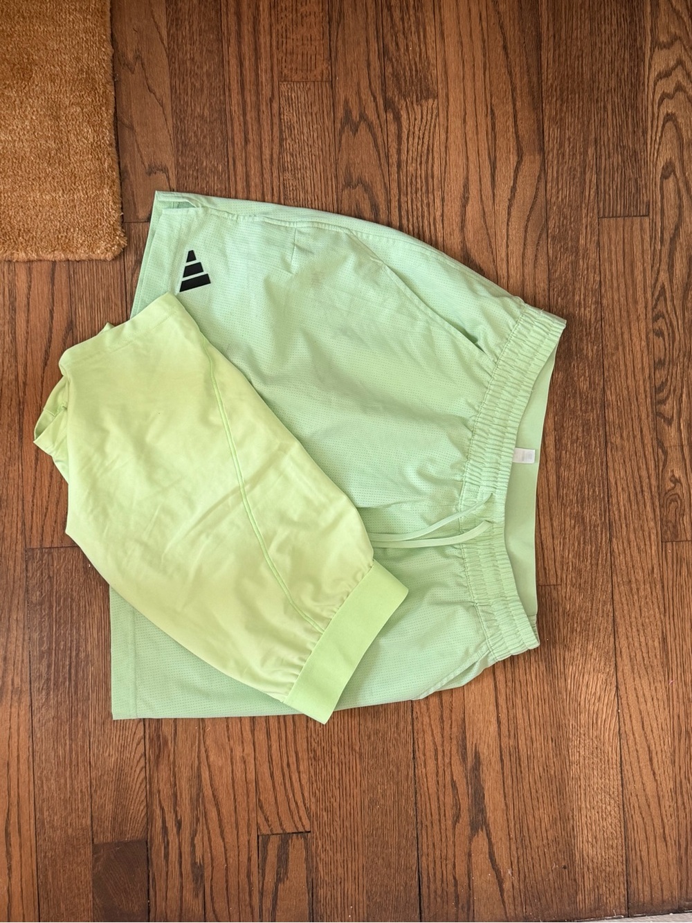 adidas Light Lime Athletic Shorts